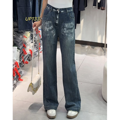 加肥加大女士牛仔裤秋装新款