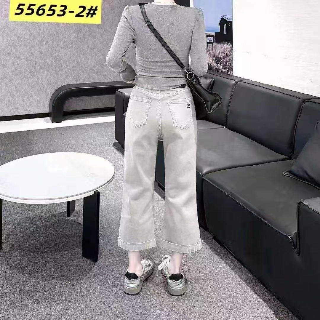 大码复古九分牛仔裤2026春装小个子高腰显瘦直筒裤露迪安琪55653,女装/女士精品,大码裤装,淘宝优惠券,粉丝福利购,淘宝优惠卷