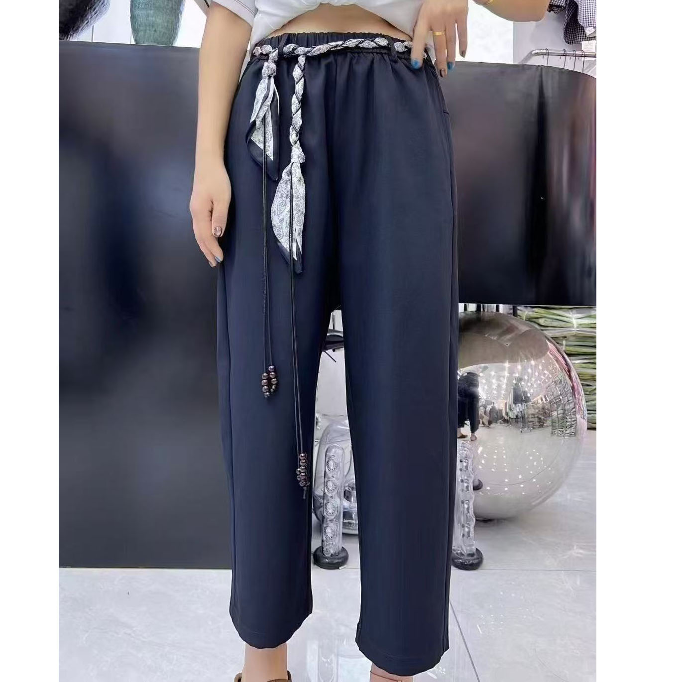 2025秋季新款加肥加大女士裤子