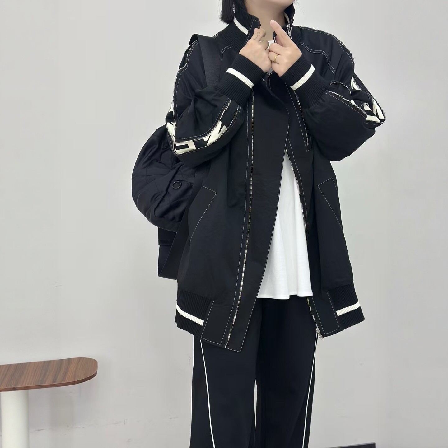 200斤加肥加大秋装外套女