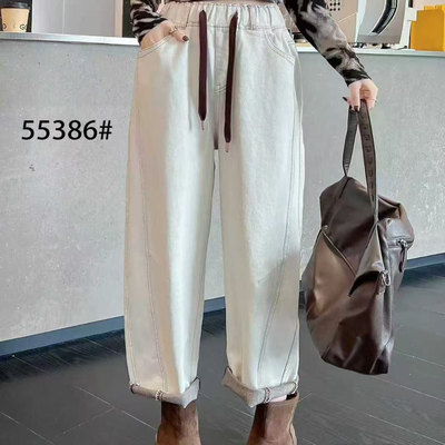 200斤胖mm加肥加大宽松裤子女