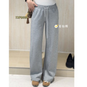 女春2026新款 亮闪闪时尚 洋气高级感大码 满钻直筒裤 女士裤 子9338