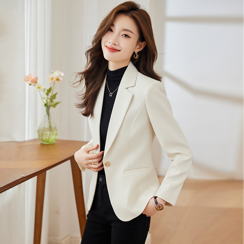 西装外套女高级感2026新款女士气质名媛修身上衣小个子休闲西服春