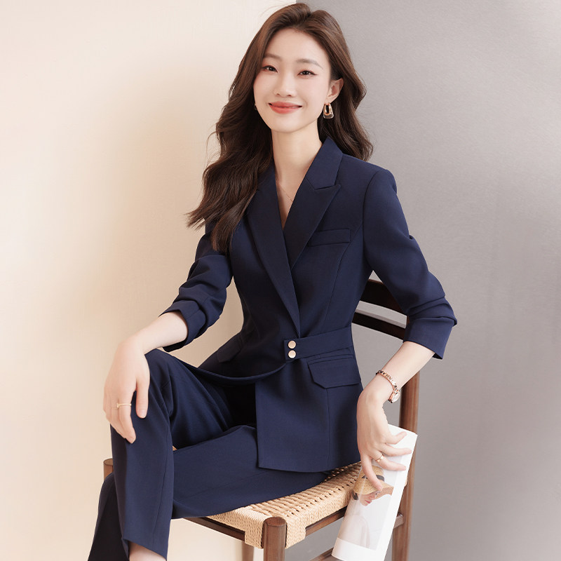 西装套装女珠宝金店长工装高端酒店经理前台职业美容院气质工作服