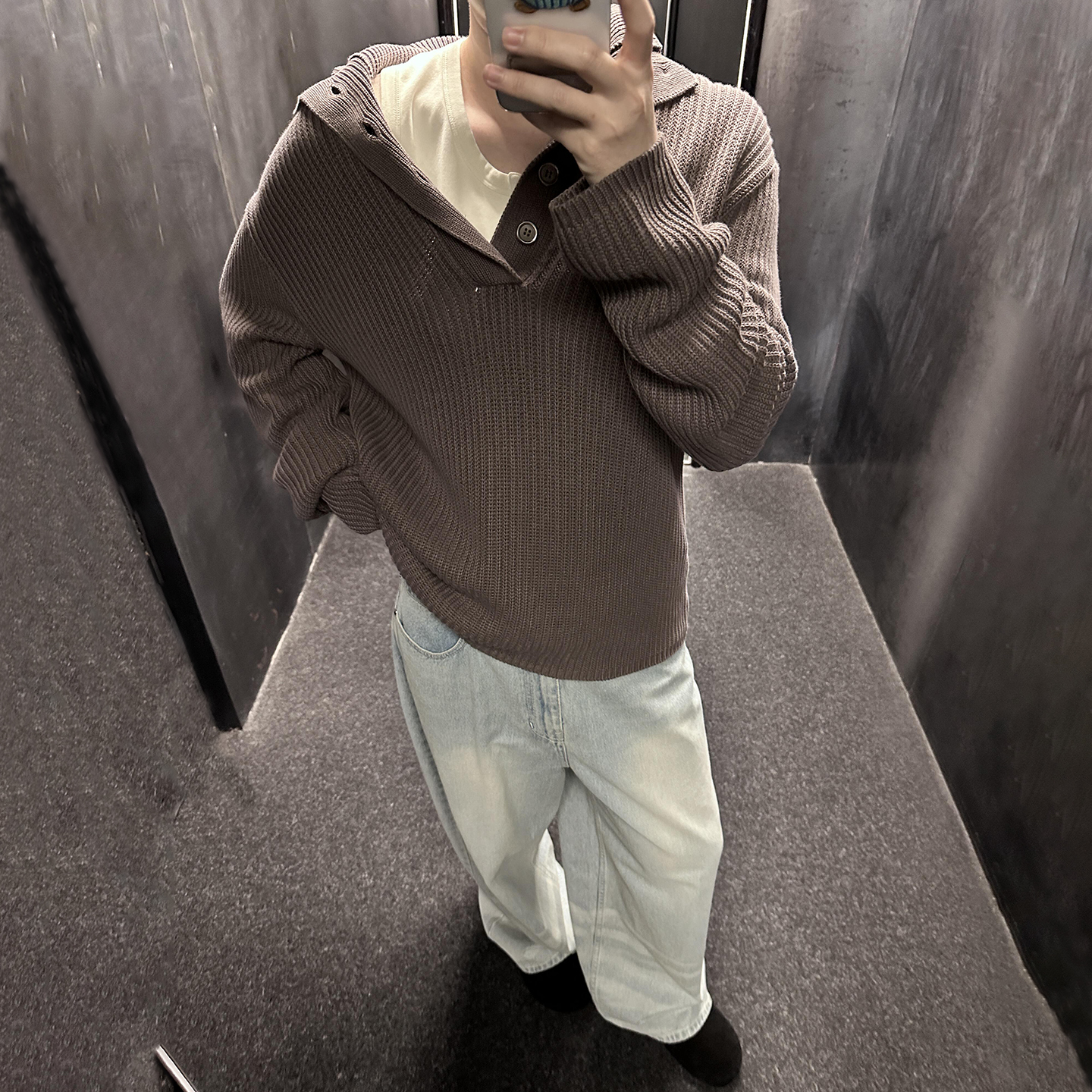 OurLegacy25FW巧色高领针织衫