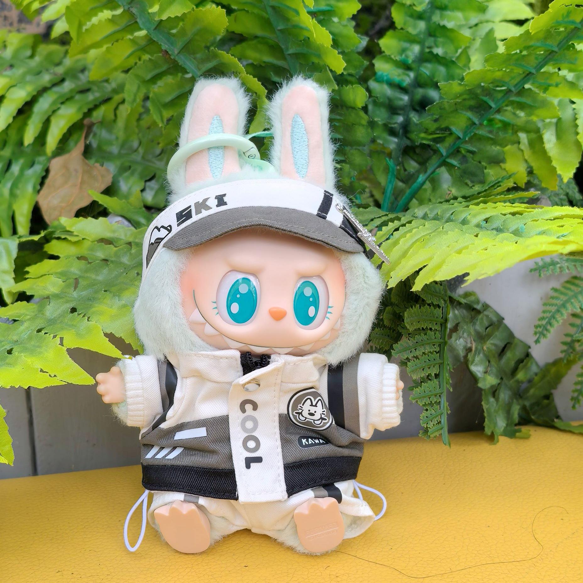 二代盲盒搪胶坐姿拉布布卫衣