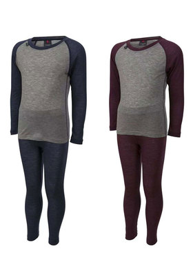 N242挪威高端 U天丝美莉诺羊毛混纺男童大童秋冬打底衫打底裤保暖