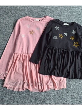 N204 出口意大力 orginal a***  女童女大童长袖纯棉连衣裙 春秋