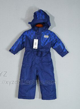 英国男童儿童连体滑雪服保暖
