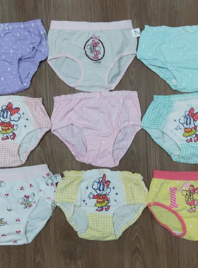 N343 很好质量 女童纯棉内裤/随机发