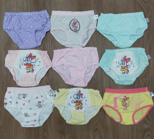 N343 很好质量 女童纯棉内裤/随机发