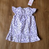 出口法单 田园风小碎花女童婴童飞袖 连衣裙 N302 夏装 双层公主裙