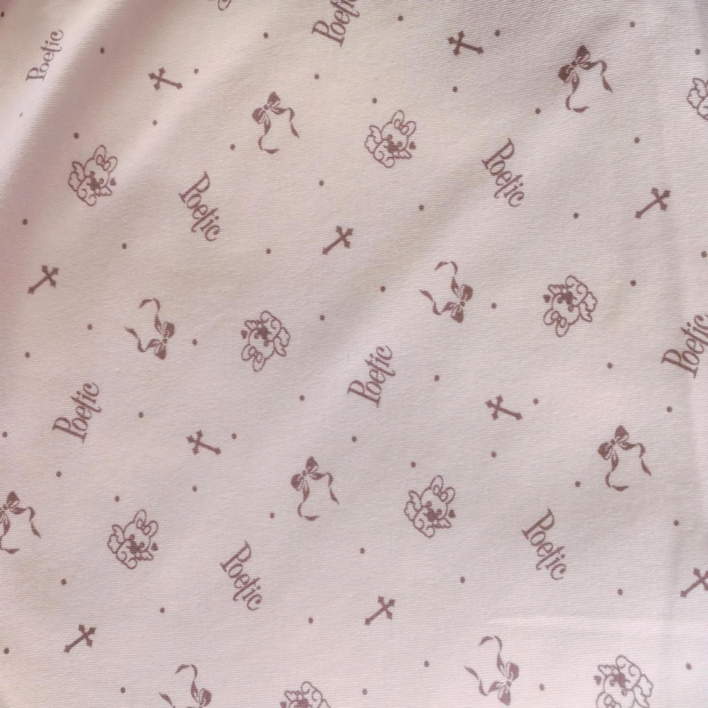 【娃衣布】针织棉布料 【淡粉天使兔】手工娃衣T恤宝宝面料,居家布艺,海绵垫/布料/面料/手工diy,淘宝优惠券,粉丝福利购,淘宝优惠卷