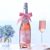 粉红少女心 芹酒 西班牙玫瑰花香莫斯卡托桃红起泡酒鸡尾酒伴手礼