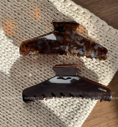 lazylady抓夹醋酸ins风