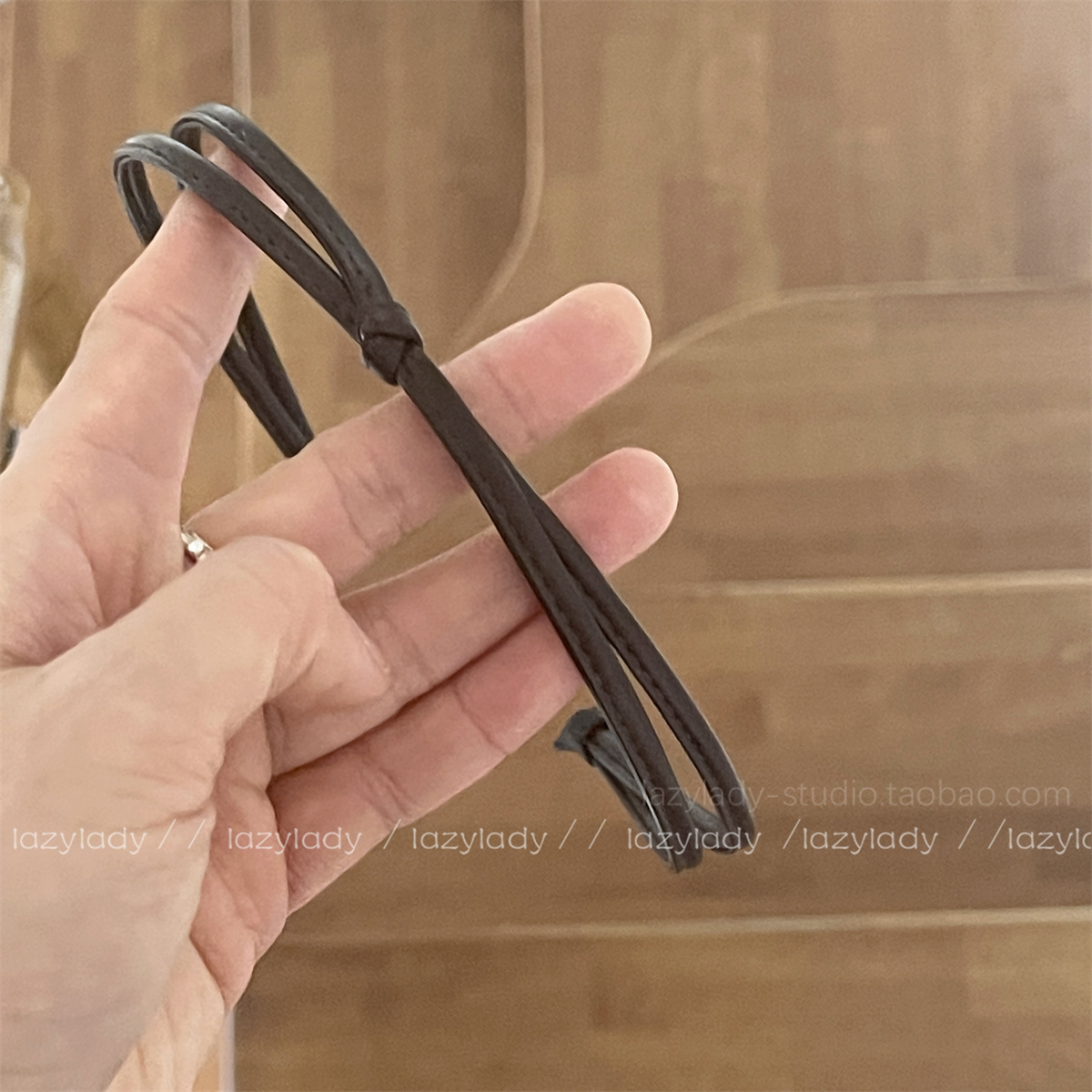 发箍lazyladyPU头箍高端