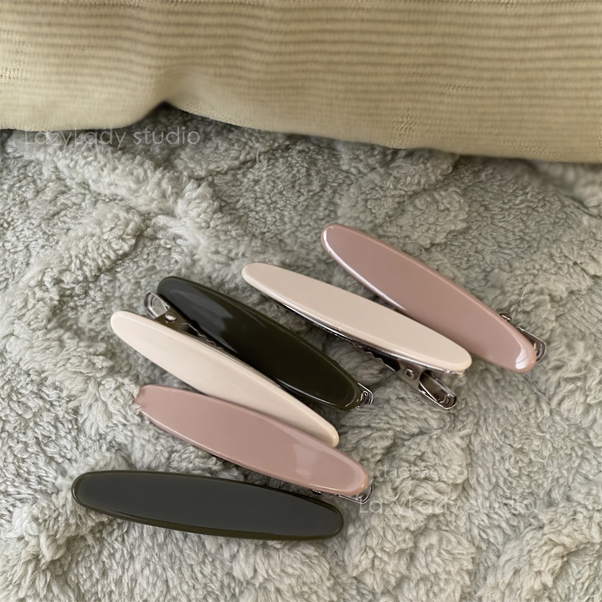 醋酸一对装鸭嘴夹刘海夹法式