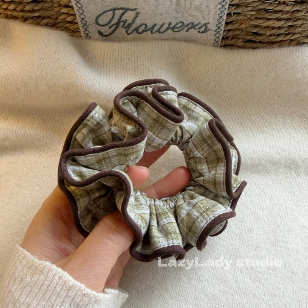 清！原20 复古小众布艺双层格子头花 耐用实用马尾发圈发绳发饰女,饰品/流行首饰/时尚饰品新,发饰,淘宝优惠券,粉丝福利购,淘宝优惠卷