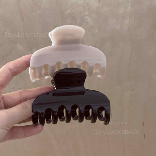 后脑勺抓夹鲨鱼夹头饰复古