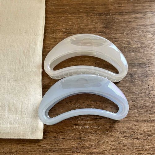 春夏大号鲨鱼夹 泛彩色轻便亚克力后脑勺鲨鱼夹盘发夹子抓夹女