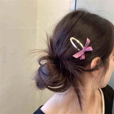 BB夹掰掰夹甜美俏皮蝴蝶结