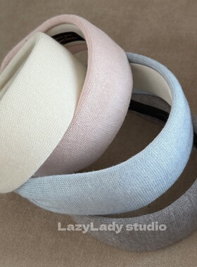 4色！软糯宽边针织发箍女百搭高颅顶显脸小宽边秋冬韩国头箍发饰