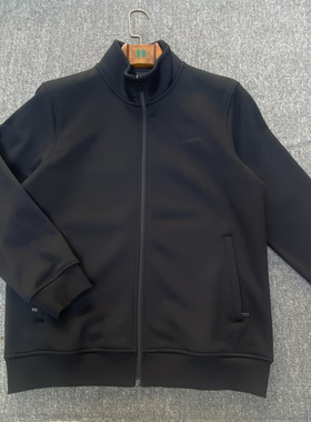 24D033传奇树立领加绒男士外套黑色 秋冬夹克