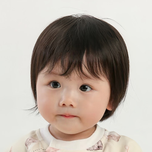 小女孩假发短公主宝宝内扣波波头