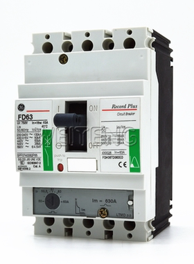 13年老店GE通用电气 FD63 低压断路器 FDH63TD063ED 空气开关三相