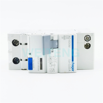 HAGER海格AD606M漏电断路器2P
