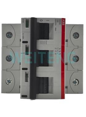 ABB S803S-C80 空气开关三相50KA高分断型 2CCS863001R0804 原装
