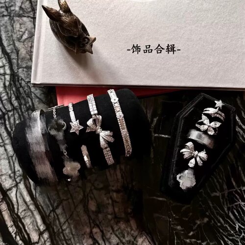 S925银银镀白金 高F饰品首饰仅款式1:1无logo品牌意义饰品合辑