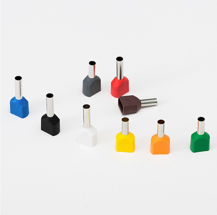 TE1508 管型双线绝缘端头 冷压端头 针形接线端子 1000只