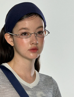 404 店复古小框椭圆金属近视眼镜架素颜平光镜框配度数斯文男女