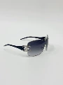Silver Frame Black Legs Double Gray Pieces