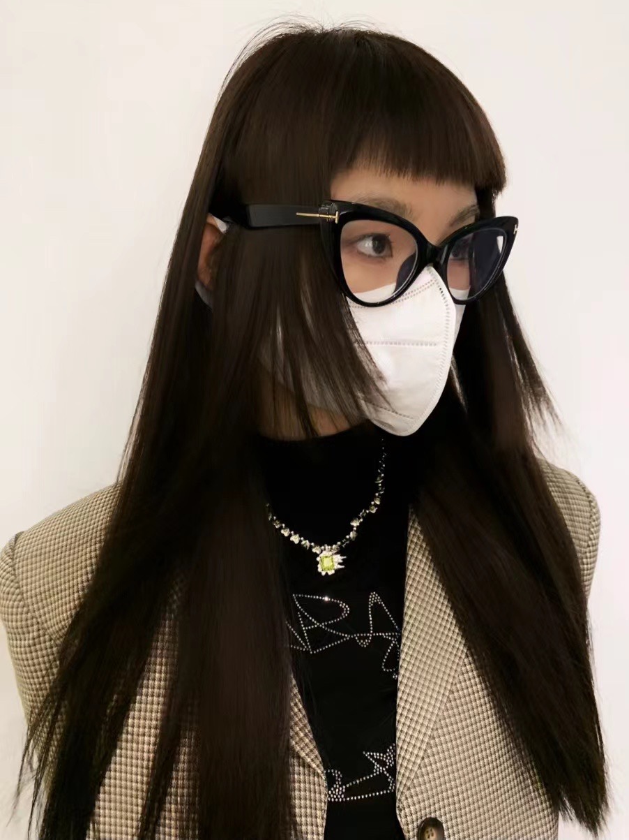 404的店复古大猫素颜t字酷眼镜框