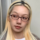 404 店复古TR90材质椭圆眼镜配度数近视素颜平光凹造型书呆子风