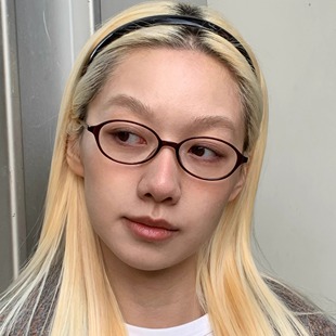 404 店复古TR90材质椭圆眼镜配度数近视素颜平光凹造型书呆子风