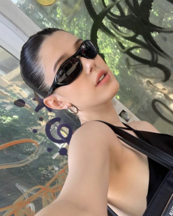 Y2K千禧年飞行员式 防紫外线太阳眼镜中性酷 凹造型墨镜ins网红同款