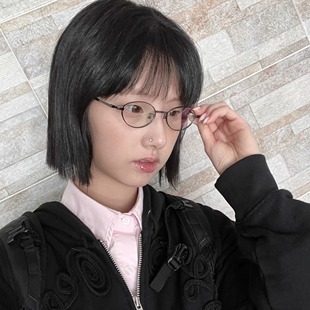 404 店复古钛合金椭圆眼镜斯文防蓝光配度数素颜平光镜架男女酷