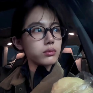 404 店复古TR90材质椭圆斯文书呆子气质眼镜配度数近视素颜镜架