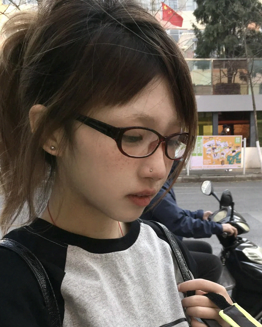 复古椭圆千禧年代眼镜架配度数
