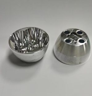 铝合金电动车摩托车LED车灯∮49.8X26.5超亮强光反光杯