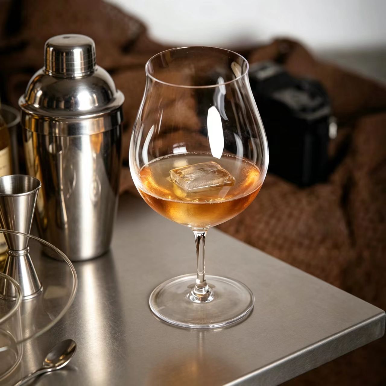 高颜值日式木村酒杯家用红酒杯商用餐厅白葡萄酒杯高脚甜酒香槟杯