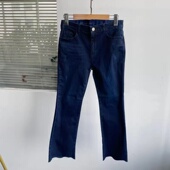 显瘦高腰百搭显腿长Y26 牛仔裤 子包括腰部都有弹力 77整个裤