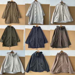 外套T26 楼9 百搭通勤宽松中长款 风衣女合集 88春秋复古工装