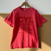 上衣字母印花设计感圆领慵懒风韩系Y25 69高货T夏季 套头短袖