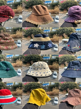 3S-83多款日系森系显气质温柔高级氛围感显脸小旅游渔夫帽Y26-2