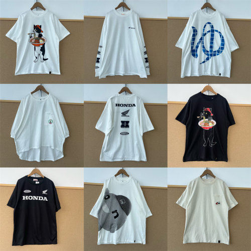3I-58日系风街头复古短袖T恤合集！百搭男女同款上衣T26-5