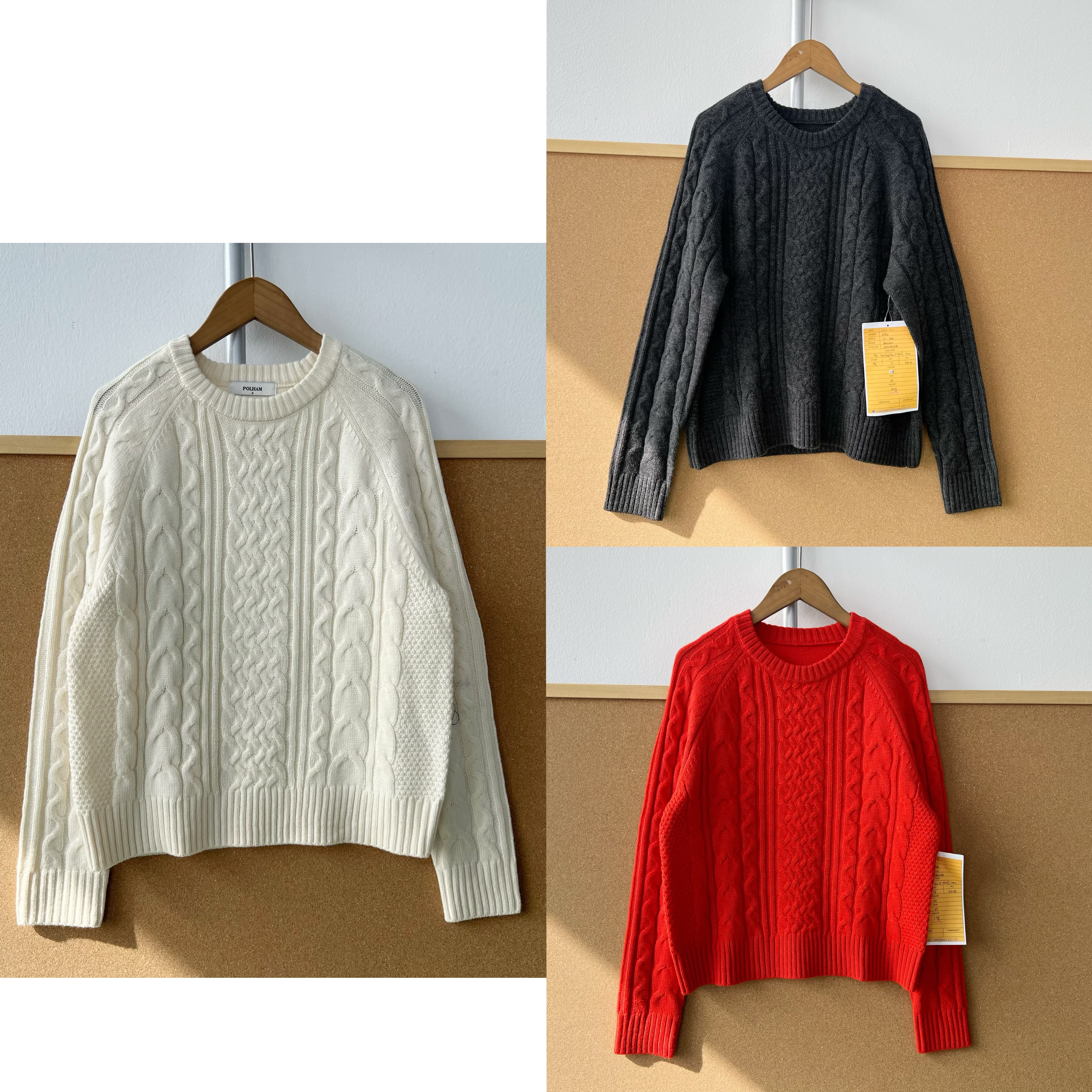 南13-78麻花复古长袖针织衫气质慵懒风保暖打底内搭毛衣J25-11